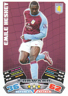 Emile Heskey Aston Villa 2011/12 Topps Match Attax #34
